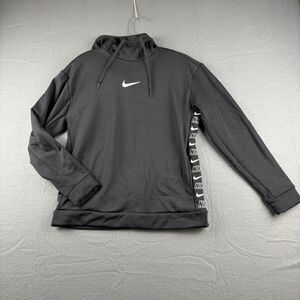 Nike Hoodie Adult Size XS Women's Black Mock Cowl Logo Swoosh Pullover Sweater
